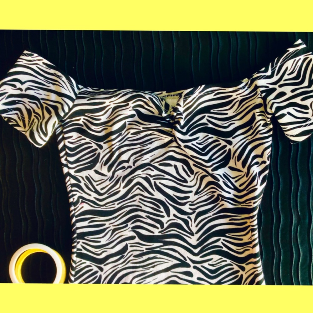 Zebra Print Mini Dress Divided by H&M